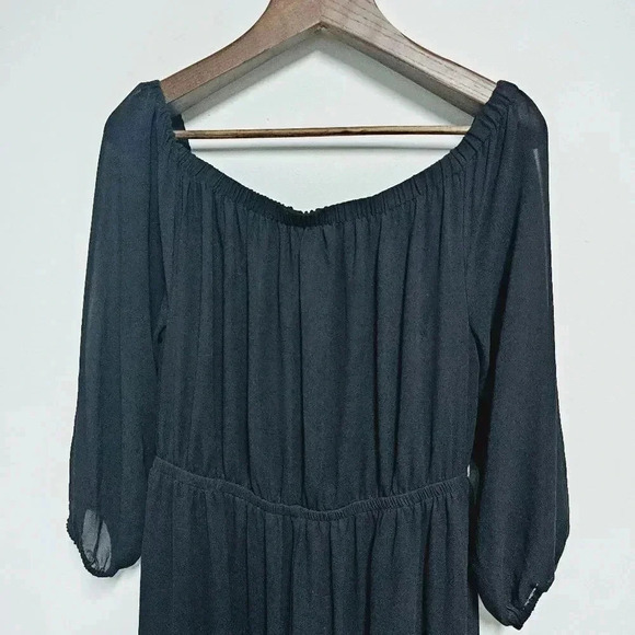 Lane Bryant 18/20 NWT black maxi dress - Picture 6 of 11